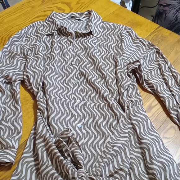 ZARA Womens LARGE SHEER DRESS Preowned Sleeves USED Casual Party Summer Vacation - Picture 5 of 9